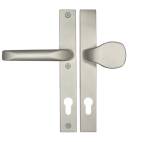 Klamko gałka chrom mat srebrna 92 mm Prawa