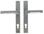 Srebrna Klamka do drzwi Prawa 92 mm