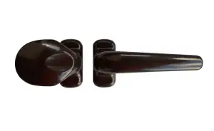Klamko gałka brązowa Ral 8019