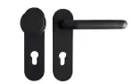 Klamko Gałka 72 mm czarna ISEO