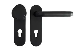 Klamko Gałka 72 mm czarna ISEO