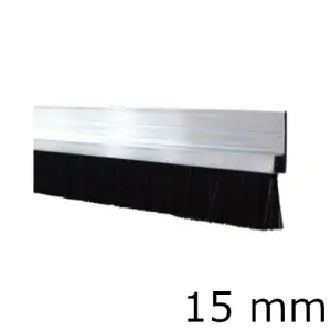 Uszczelka szczotkowa do drzwi L=100cm H=15 mm 