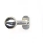 Gałka INOX wąski szyld kula