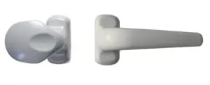Klamko gałka  Comfort szara RAL 9006 MASTER