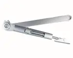 Ramię do samozamykacza z blokadą Assa Abloy  DC 120/DC140 - srebrne