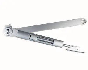 Ramię do samozamykacza z blokadą Assa Abloy  DC 120/DC140 - srebrne