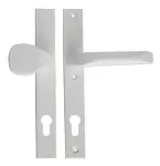Gałko klamka do Aluminium PCV 92 mm 240x32 mm biała Lewa