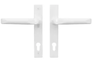 Klamka do drzwi 204x32 mm Biała Prawa